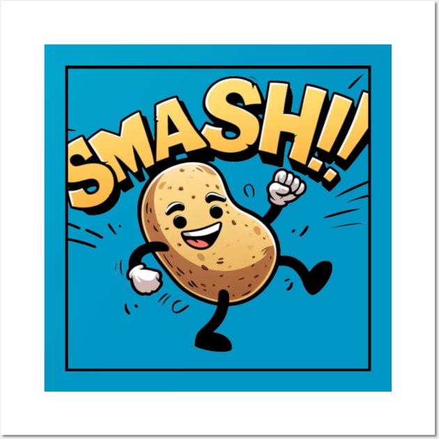 smash potato Wall Art by RW Ratcliff Music